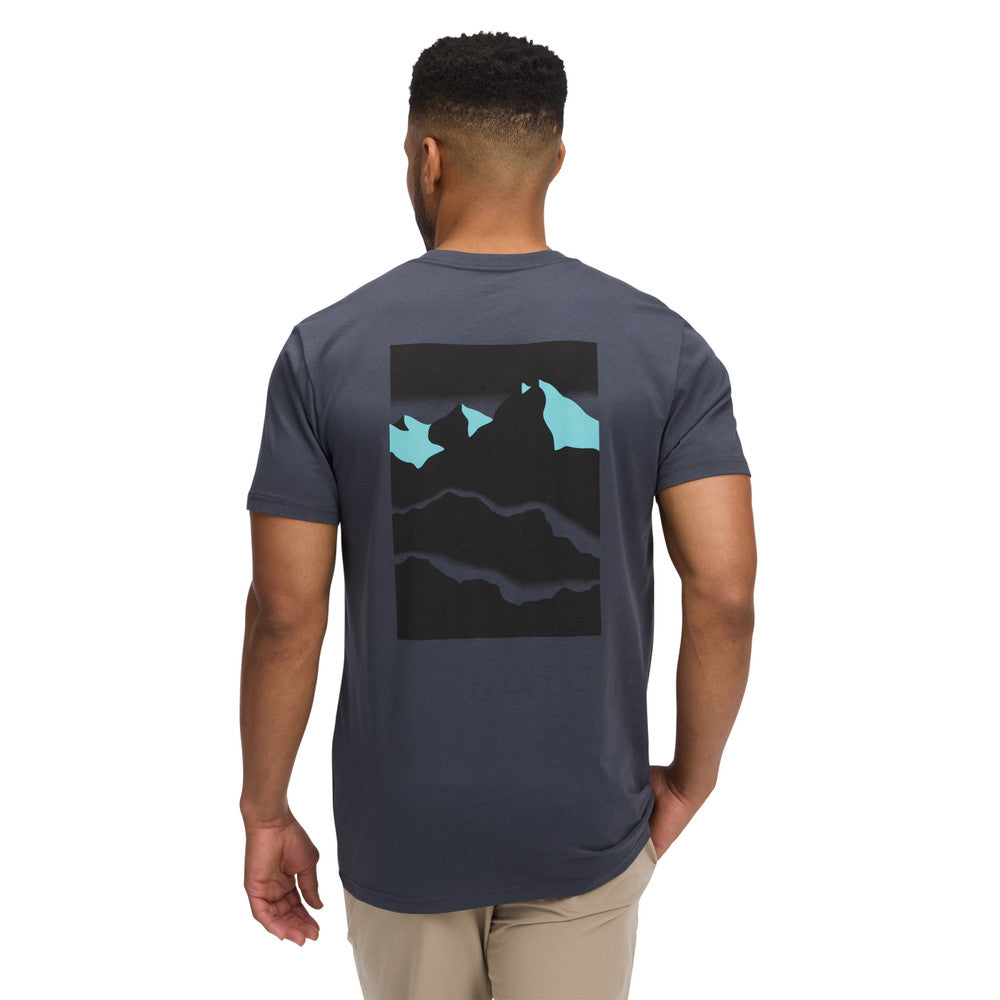 T-Shirt Mountainscape H - Black Diamond